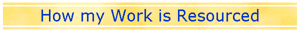 How my Work is Resourced
